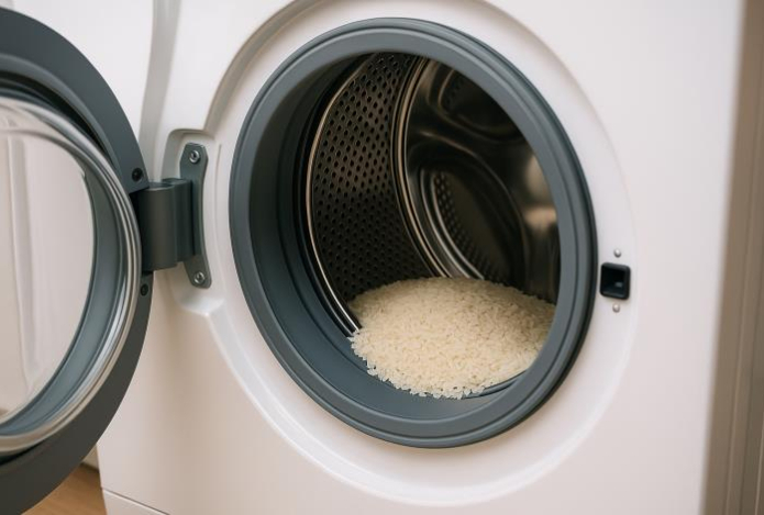 Зачем класть рис в стиральную машину — польза колоссальная