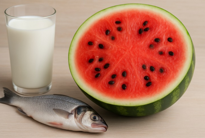 С этими продуктами нельзя есть арбуз. Не испытывайте на прочность свой организм