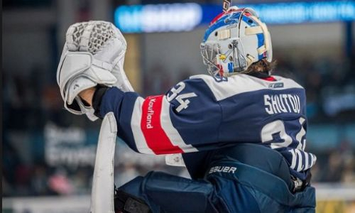 Вратарь сборной Казахстана отразил 35 бросков в матче европейского чемпионата