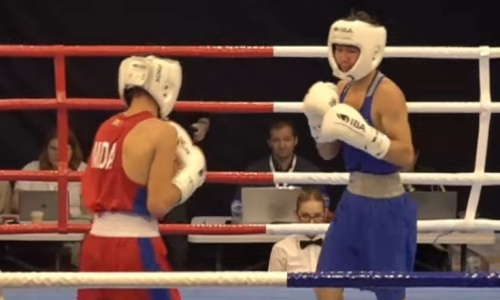 Разгромом с двумя нокдаунами завершился бой Казахстана на молодежном ЧМ-2024 по боксу