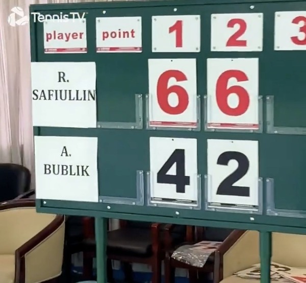 «Боже мой». Матч лучшего теннисиста Казахстана шокировал фанатов. Фото