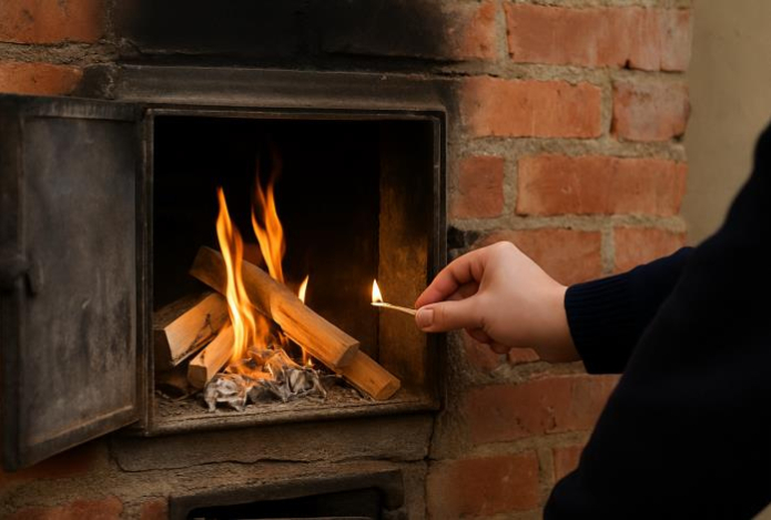 Что ни в коем случае нельзя делать при растопке печи
