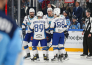 Фоторепортаж с матча КХЛ «Сибирь» — «Барыс» 1:3