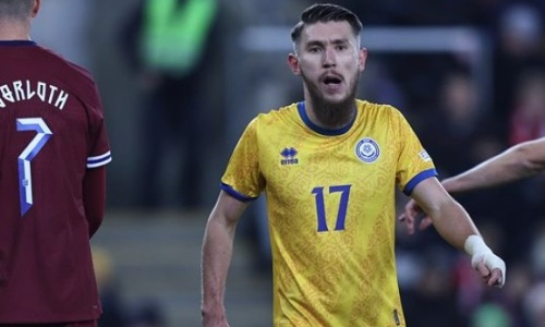 Назван худший игрок Казахстана в разгромном матче с Норвегией