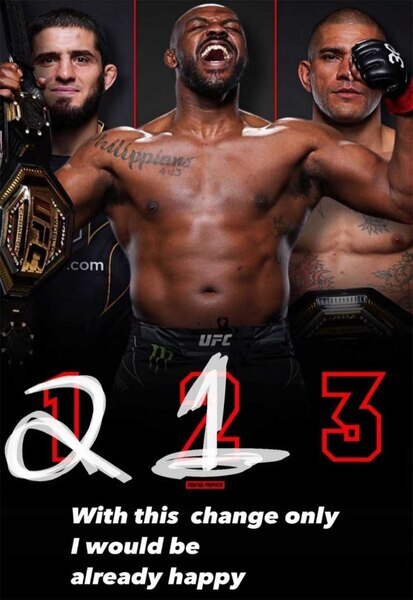 Алекс Перейра «лишил» Ислама Махачева звания лучшего бойца UFC