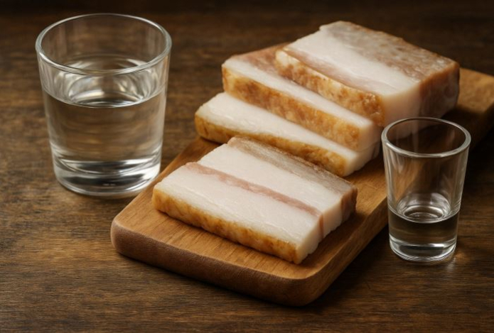 Можно ли есть сало с алкоголем — ответ многих удивит