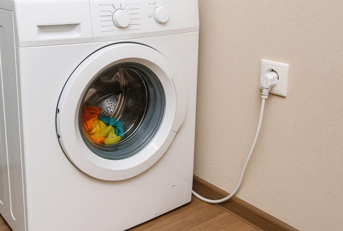 Можно ли оставлять стиральную машину подключенной к сети