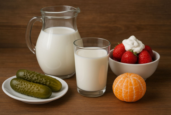 Что нельзя есть с молоком