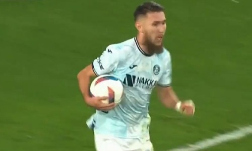 Появилось видео первого гола Абата Аймбетова в сезоне за «Адана Демирспор»