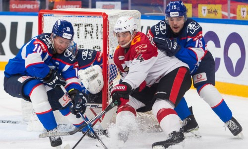 Семью шайбами обернулся матч клубов конференции «Барыса» в КХЛ