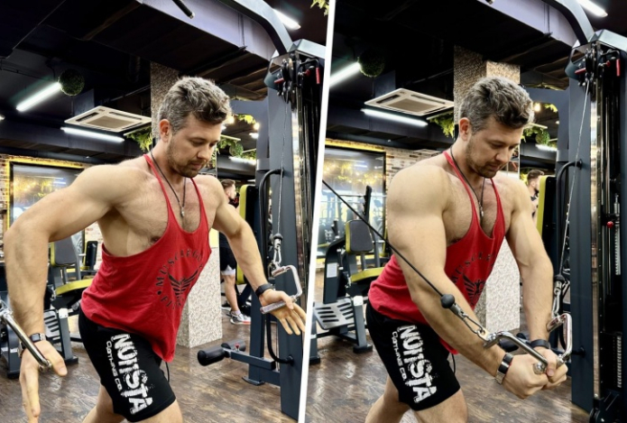 Сведение рук в кроссовере. Тренер назвал типичные ошибки в выполнении