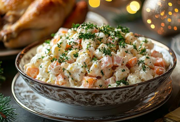 Чем нельзя запивать салат оливье