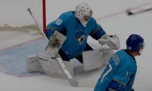 «Каждый бился и боролся». Вратарь «Барыса» оценил сенсационный разгром в новой лиге от КХЛ