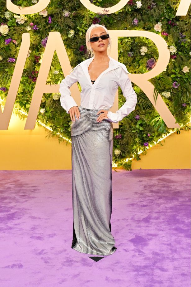 Кристина Агилера поразила фигурой во время выхода на ковровую дорожку. Фото