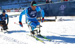 Казахстанец стал чемпионом мира по пара биатлону. Видео