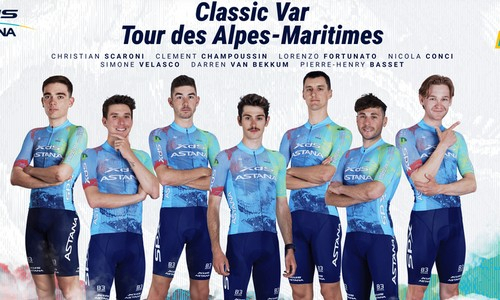«Астана» объявила состав на две велогонки во Франции