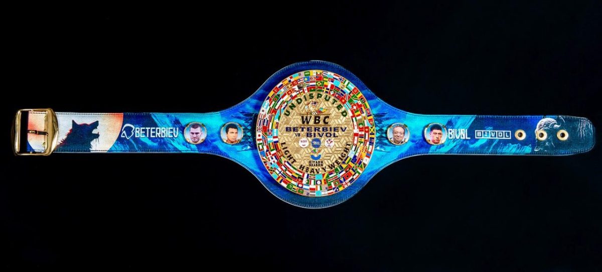 Представлен главный трофей реванша Бетербиев — Бивол из 24-каратного золота