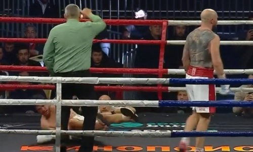 Видео четырех нокдаунов и сенсационного нокаута Али Ахмедова в бою за пояс WBC