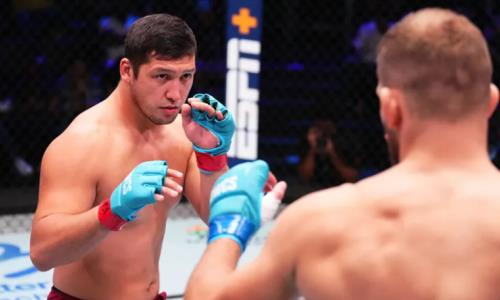 Непобеждённому казахстанцу сообщили хорошую новость перед дебютом в UFC