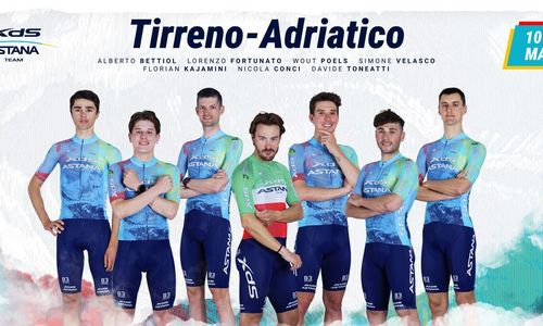 Стал известен состав «Астаны» на гонку «Тиррено-Адриатико»