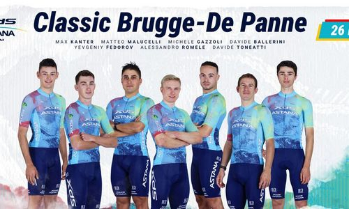 Объявлен состав «Астаны» на гонку «Классика Брюгге-Де Панне»