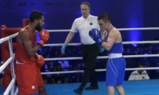 Казахстанский боксер зарубился с нокдауном против олимпийского призера на Кубке мира