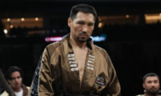 Нокаутированный Жанибеком Алимханулы боксер снова хочет отобрать его пояса