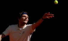 «Какого черта?». Лучший казахстанский теннисист удивил обращением к судье