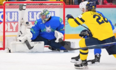 Счет 4:0 зафиксирован в матче ЧМ-2025 по хоккею с участием Казахстана