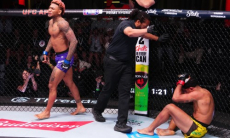 Быстрым нокаутом закончился бой преследователя Шавката Рахмонова в UFC. Видео