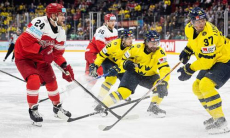 Разгромом завершился матч за «бронзу» ЧМ-2025 по хоккею с участием Казахстана