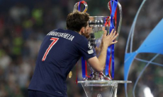 Хвича Кварацхелия отреагировал на победу с «ПСЖ» в Лиге Чемпионов