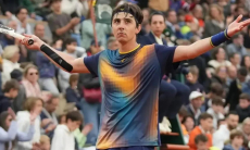 Вторая ракетка Казахстана на разгроме пробился в четвертьфинал турнира в Чехии