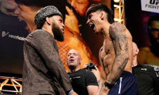 Уроженцы Казахстана провели дуэль взглядов перед историческим турниром UFC