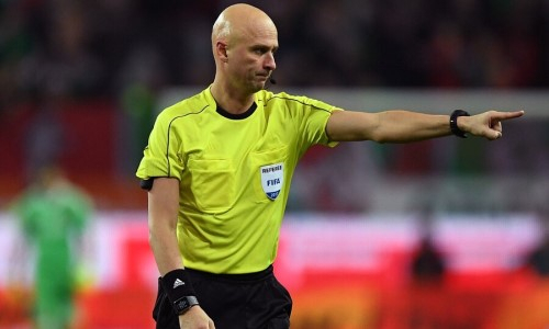 Известный арбитр обслужит матч сборной Казахстана по футболу