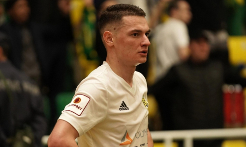 Ислам Чесноков забил свой юбилейный мяч в КПЛ за «Тобол»