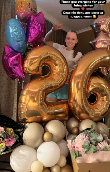 Елена Рыбакина поделилась праздничным фото с подарками на день рождения