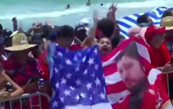 Российского хоккеиста нанесли на флаг США