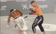 Казах жестоко нокаутировал экс-бойца UFC. Видео