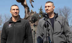 Братья Кличко вышли на протесты в Киеве. Видео