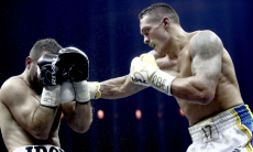 Александр Усик показал искусство бокса в России