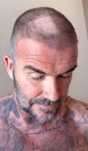 Дэвид Бекхэм сделал неудачную стрижку и рассмешил жену