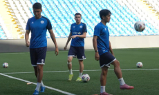 Появилось видео первой тренировки сборной Казахстана перед матчами с Уэльсом и Бельгией