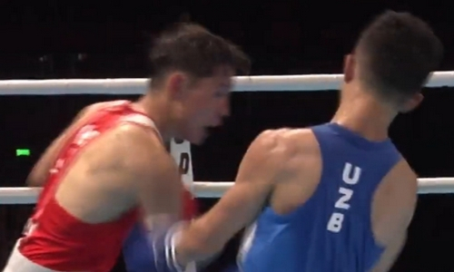 Драмой с тремя нокдаунами обернулась дуэль Казахстан — Узбекистан на чемпионате Азии по боксу