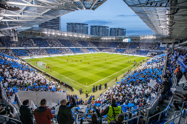 Новая арена «Слована» принимала «Милан» и финал молодёжного Евро. Теперь её проверит «Кайрат» в Лиге Чемпионов