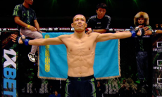 «Аватар» из Казахстана в первом раунде финишировал «Кокандского Льва» из Узбекистана в бою за титул. Видео