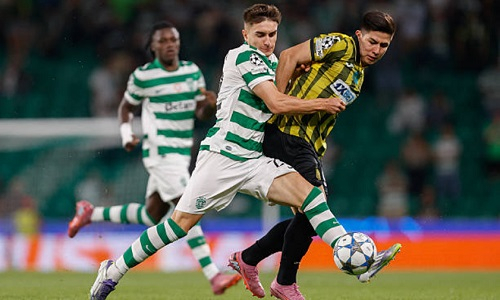 Одним голом обернулся первый тайм матча «Спортинг» — «Кайрат»