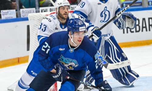 Российский форвард «Барыса» продолжает свою результативную серию в КХЛ