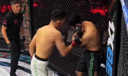 Узбекистанский боец нокаутом нанес казахстанцу первое поражение в профи. Видео