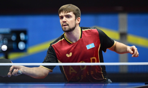 Казахстанец сыграет против чемпиона мира на турнире по настольному теннису в Китае